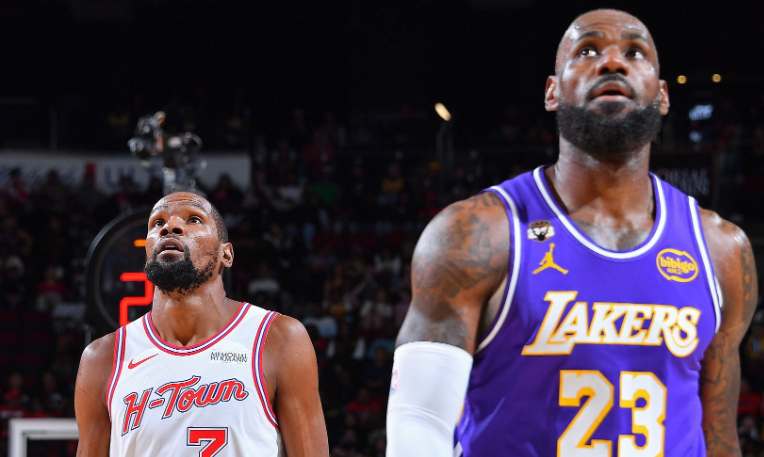 500彩票-季后赛詹杜对决上线！杜兰特9胜5负占优，湖人包夹KD破局？